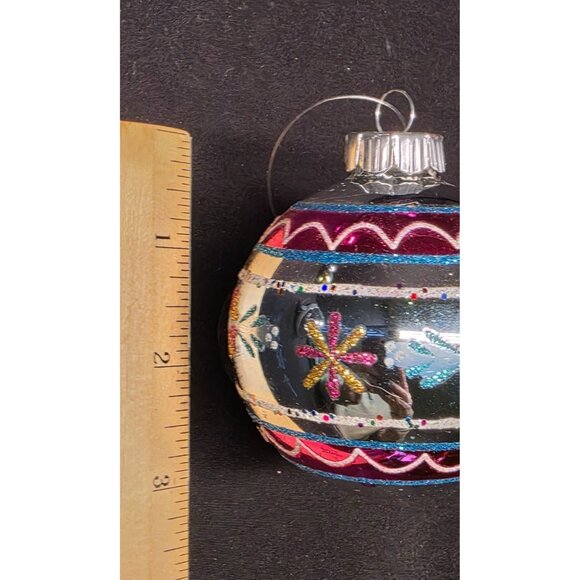 Christopher Radko Shiny Brite Vintage Style Glass Christmas Ornaments - Picture 6 of 6